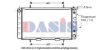 AKS DASIS ESR0204 Radiator, engine cooling